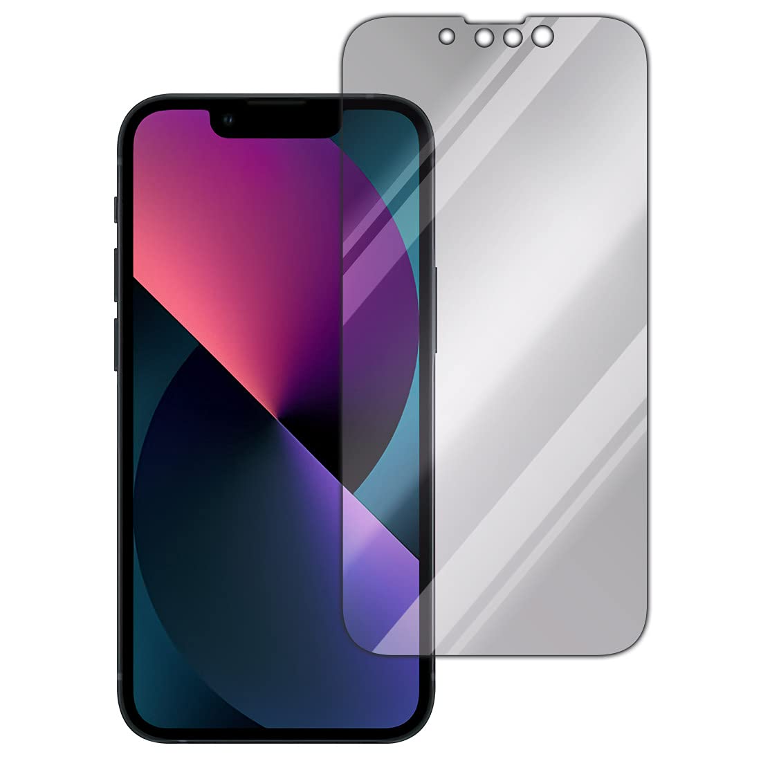 Amazon | PDA工房 iPhone 13 mini 用 Mirror Shield 保護 フィルム